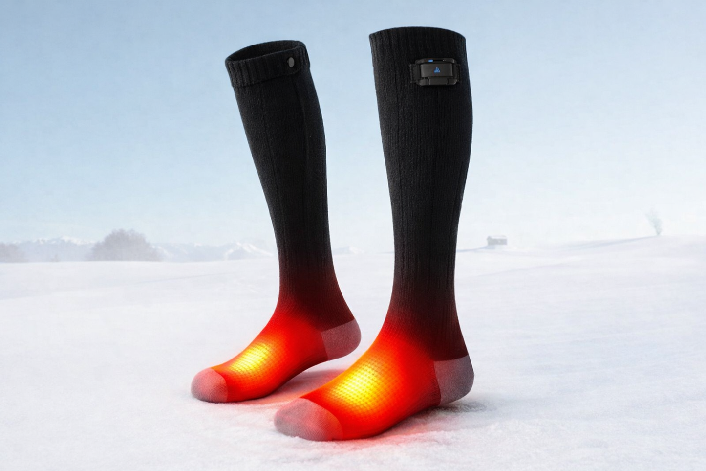 Endurhlaðanlegir hitaðir sokkar