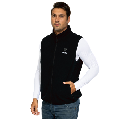 Hitað flísvesti fyrir karla