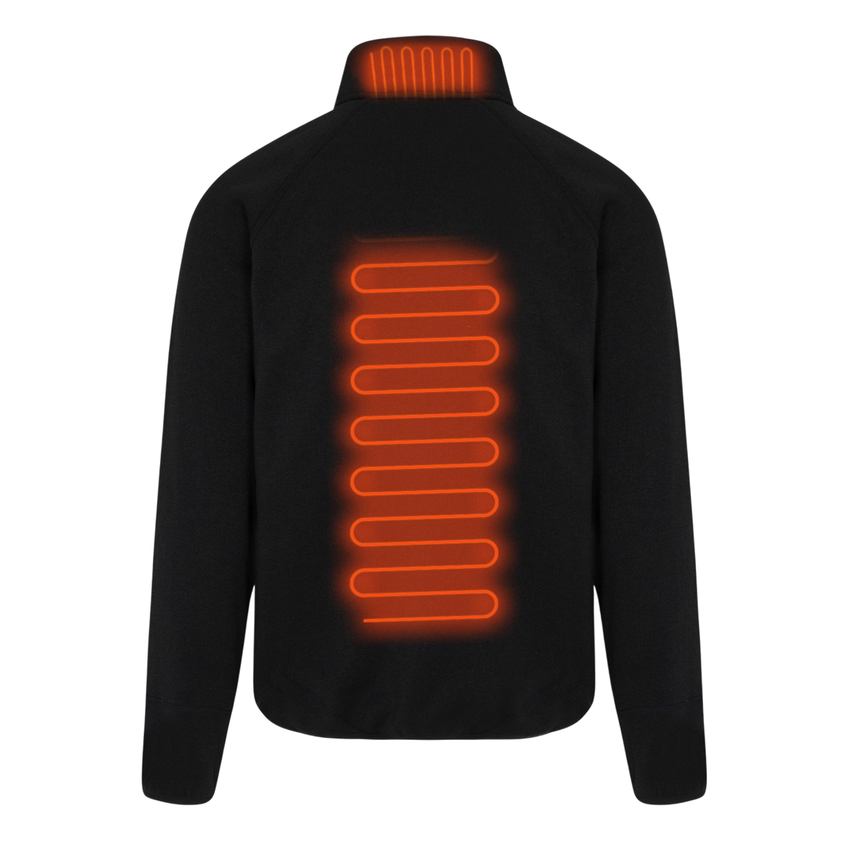 Hituð flísjakki fyrir konur