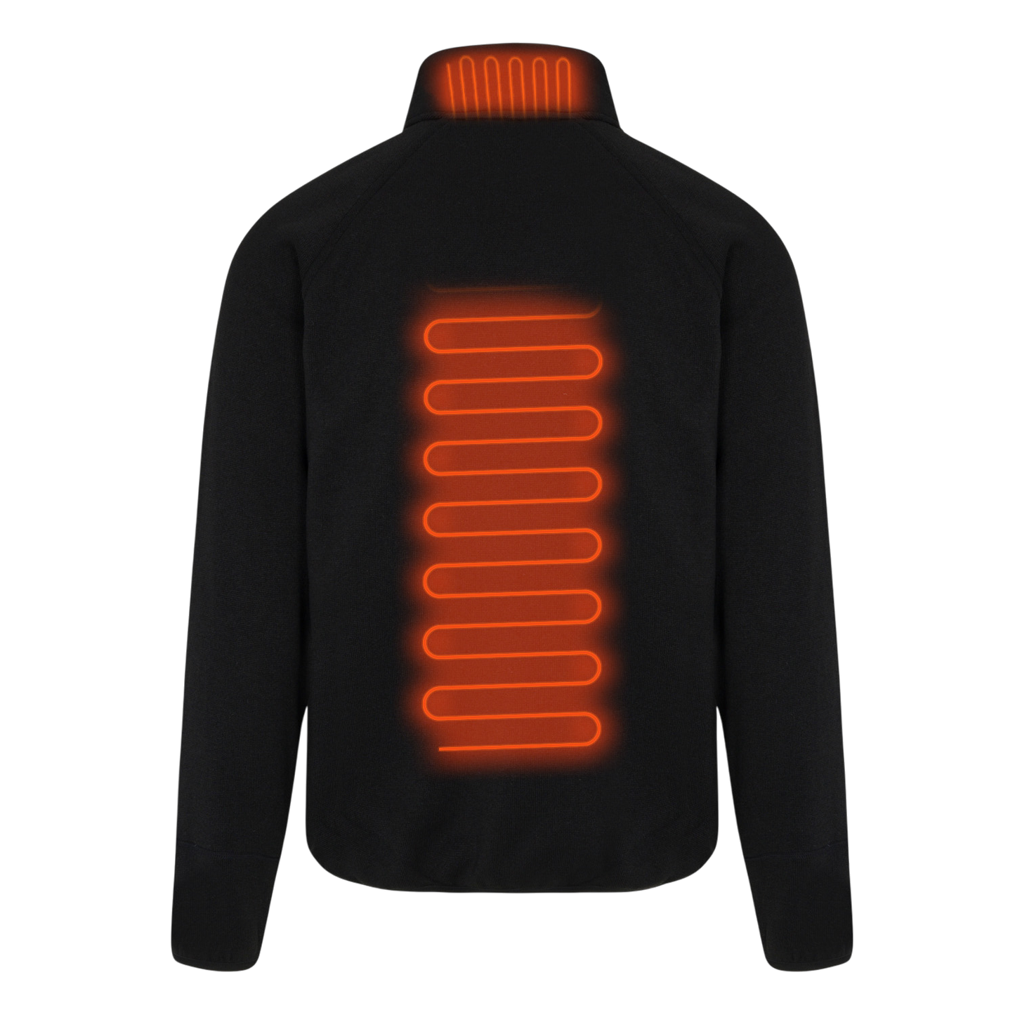 Hituð flísjakki fyrir konur