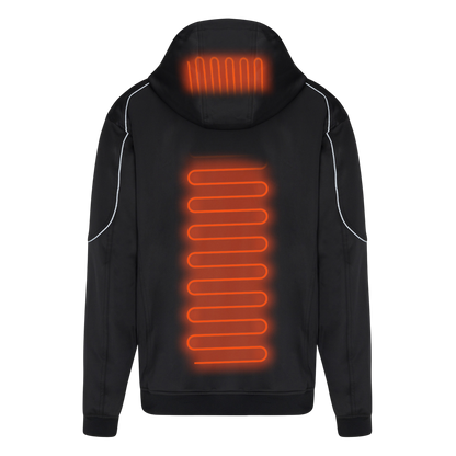 Hitaður softshell íþróttajakki fyrir karla