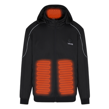 Hituð softshell íþróttajakki fyrir konur