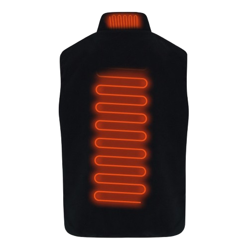 Hituð flísvesti fyrir konur