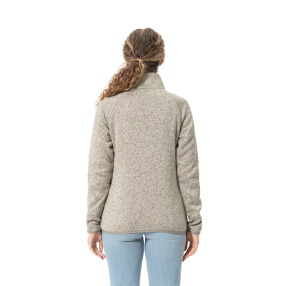 Hituð flísjakki fyrir konur